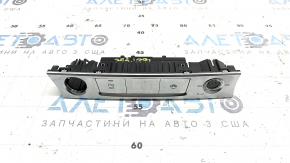 Блок кнопок центральной консоли Audi A6 C8 19-24 хром под парктроники и камеру, с накладкой, трещины в креплениях