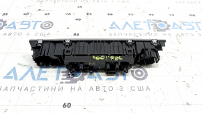 Блок кнопок центральной консоли Audi A6 C8 19-24 хром под парктроники и камеру, с накладкой, трещины в креплениях