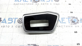 Накладка передней панели левая Audi A6 C8 19-25 черный глянец, хром, надломано крепления