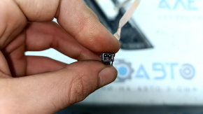 Prag exterior ușă spate dreapta pentru Audi A6 C8 19-25, negru cu inserție cromată și iluminare din spate, zgârieturi, crestături