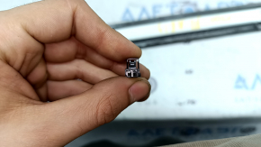 Prag exterior stânga față pentru Audi A6 C8 19-25, negru cu inserție cromată și iluminare, S-Line, zgârieturi, crestături pe crom