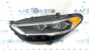 Фара передняя левая в сборе Ford Fusion mk5 17-20 LED, с DRL, тычка