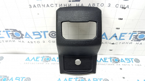 Ornament consolă centrală spate pentru Ford Fusion mk5 17-20, negru, sub gurile de aerisire, zgârieturi, elemente de fixare rupte