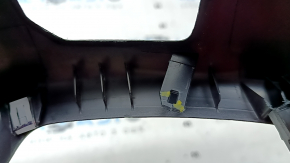 Ornament consolă centrală spate pentru Ford Fusion mk5 17-20, negru, sub gurile de aerisire, zgârieturi, elemente de fixare rupte