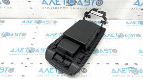 Подлокотник Ford Fusion mk5 17-20 кожа, черный, с 2 замками и боксом, трещина
