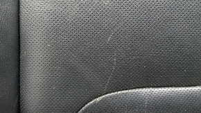 Tapițerie pernă scaun pasager Ford Fusion mk5 17-20 titan, piele neagră, perforată, pentru ventilație și încălzire, zgârieturi
