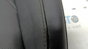 Tapițerie pernă scaun pasager Ford Fusion mk5 17-20 titan, piele neagră, perforată, pentru ventilație și încălzire, zgârieturi