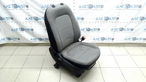 Сиденье пассажирское Ford Escape MK4 21-22 без airbag, механическое, с подогревом, ткань серая с черным, под химчистку
