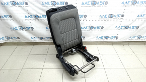 Spătar banchetă spate, rândul 2, dreapta, Ford Escape MK4 20-22, fără airbag, material textil gri și negru, cusături albe, mecanic, cu cadru și încuietoare centură de siguranță