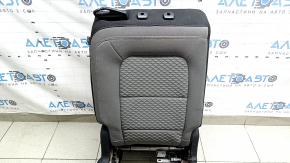 Spătar banchetă spate, rândul 2, dreapta, Ford Escape MK4 20-22, fără airbag, material textil gri și negru, cusături albe, mecanic, cu cadru și încuietoare centură de siguranță