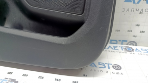 Ornamente ușă față stânga Ford Escape MK4 20-22 tip 2, negru, cotiera piele neagră, ornament gri, cu mâner, zgârieturi