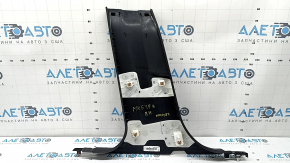 Ornament stâlp central dreapta jos Ford Fusion mk5 17-20 negru, zgârieturi