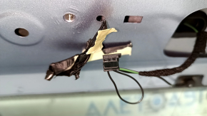 Hayon fără geamuri Ford Escape MK4 20-22 albastru GP, cu eleron, stop, trapez, braț și capac ștergător, zgârieturi pe geam, denivelare, braț ștergător crăpat