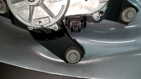 Hayon fără geamuri Ford Escape MK4 20-22 albastru GP, cu eleron, stop, trapez, braț și capac ștergător, zgârieturi pe geam, denivelare, braț ștergător crăpat