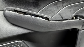 Ornamente ușă față dreapta Ford Escape MK4 20-22 tip 2, negru, cotiera piele neagră, ornament gri, cu mâner, zgârieturi