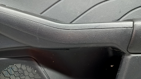 Ornament ușă, placă spate dreapta, Ford Escape MK4 20-22 tip 2, negru, cotiera, piele neagră, cu mâner, zgârieturi, curățabil chimic