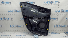 Ornament ușă, placă spate dreapta, Ford Escape MK4 20-22 tip 2, negru, cotiera, piele neagră, cu mâner, zgârieturi, curățabil chimic