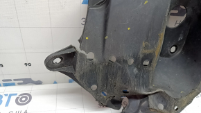 Защита переднего бампера Toyota Prius V 12-17 надрывы, затерта