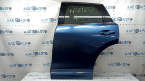 Дверь в сборе задняя левая Mazda CX-5 17-25 тонировка, синий 45B, тычка, царапины, отходит накладка