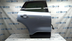 Ansamblu ușă spate dreapta Ford Escape MK4 20-26 albastru GP, garnitură cromată superioară, zgârieturi pe garnituri, uzată