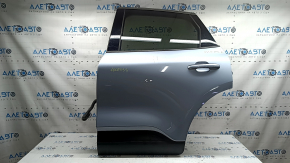 Дверь в сборе задняя левая Ford Escape MK4 20-26 синий GP, верхний хром молдинг, царапина, царапина на молдинге