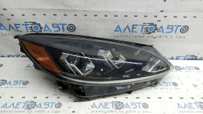 Far față dreapta Ford Escape MK4 20-22 halogen + LED DRL, lucios, zgârieturi