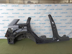 Aripă spate dreapta Audi Q7 16-26 tăiată cu montant central, negru