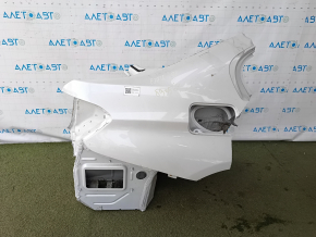 Aripă spate dreapta BMW 3 F30 12-18 retezată, fără apus de soare, albă