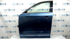 Дверь в сборе передняя левая Mazda CX-5 17-25 keyless, триплекс, синий 45B, тычки, царапины на накладке