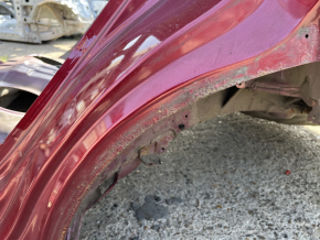 Aripă spate stânga Subaru Forester 19-24 SK pe caroserie, roșie, coroziune, denivelare