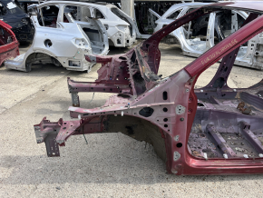 Четверть передняя левая Subaru Forester 19-24 SK на кузове, красная, коррозия