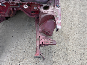 Panou lateral stânga față la un Subaru Forester 19-24 SK pe caroserie, roșu, coroziune