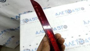 Reflector bară spate, partea stângă, Lincoln MKZ 13-20, lumină laterală, suport rupt, zgârietură