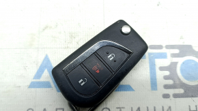 Ключ smart Toyota Rav4 19-20 3 кнопки, hybrid, раскладной, царапины, сколы