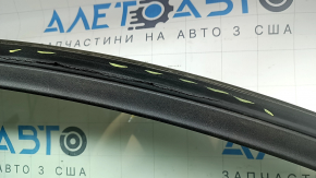Дверь в сборе передняя левая Lincoln MKZ 13-20 keyless, красный RR, накладка с кодом, потрескана боковая накладка, порван уплотнитель, тычки