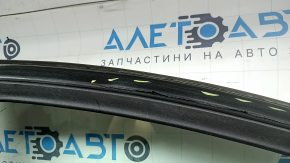 Дверь в сборе передняя левая Lincoln MKZ 13-20 keyless, красный RR, накладка с кодом, потрескана боковая накладка, порван уплотнитель, тычки
