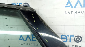 Дверь в сборе задняя левая Lincoln MKZ 13-20 keyless, красный RR, тычки, потресканы боковые накладки