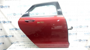 Ansamblu ușă spate dreapta Lincoln MKZ 13-20 fără cheie, RR roșu, fund, îndoitură, ornamente laterale crăpate