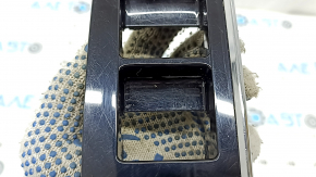 Ornament control ridicare geam stânga față Mazda CX-5 17-25, negru lucios, cu ornament cromat, zgârieturi