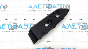 Ornament control ridicare geam dreapta față Mazda CX-5 17-25, negru lucios, cu banda cromată, zgârieturi