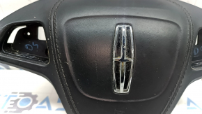 Airbag în volan, partea șoferului, Lincoln MKZ 17-20, negru, zgârieturi