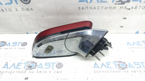 Ansamblu oglindă retrovizoare dreapta Lincoln MKZ 17-20 11 pini, semnalizare, încălzită, proiecție, cromată, roșie cu crom