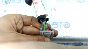 Ansamblu oglindă retrovizoare dreapta Lincoln MKZ 17-20 11 pini, semnalizare, încălzită, proiecție, cromată, roșie cu crom