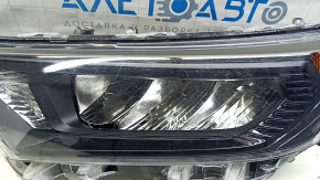 Фара передняя левая Toyota Rav4 19-24 отражатель, черная, USA built царапины