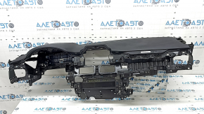 Торпедо передняя панель с AIRBAG Mazda CX-5 17-25 черная, под проекцию