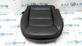 Обшивка подушки водительская сиденья Mazda CX-5 21-23 кожа коричневая, подогрев, с вентилятором обдува, перфорация, потерто, царапины
