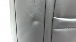 Обшивка спинки водительская сиденья Mazda CX-5 21-23 кожа коричневая, подогрев, с вентилятором обдува, перфорация, потерто, царапины, примято