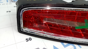 Фонарь внешний крыло левый Lincoln MKZ 13-20 без стекла, облез отражатель