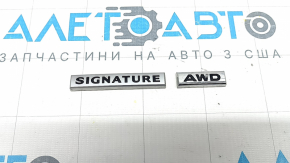 Эмблема надпись SIGNATURE AWD двери багажника Mazda CX-5 22-25 полезла краска