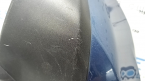 Губа заднего бампера Mazda CX-5 22-25 синяя, надорвана, трещины, отсутствуют фрагменты, царапины